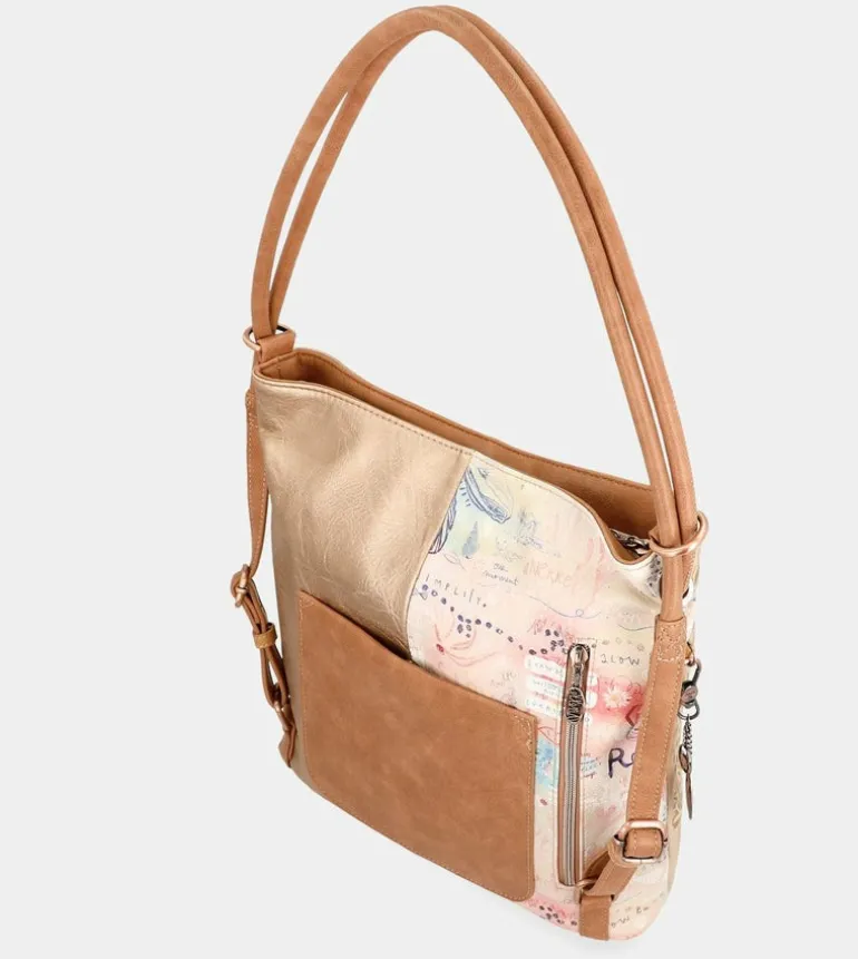 Discount Anekke Bolso Hobo Convertible En Mochila Mediterranean