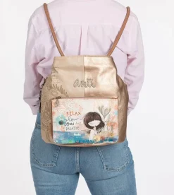 Discount Anekke Bolso Hobo Convertible En Mochila Mediterranean