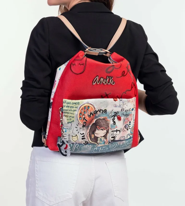 Cheap Anekke Bolso Hobo Convertible En Mochila Fun & Music