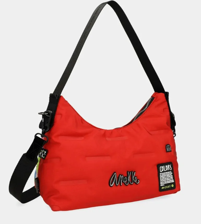Online Anekke Bolso Hobo Rojo Nature Colors