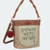 Best Anekke Bolso Hombro Rafia Naturaleza