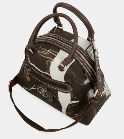 Clearance Anekke Bolso Marron 2 Asas Y Bandolera Nature Shodo