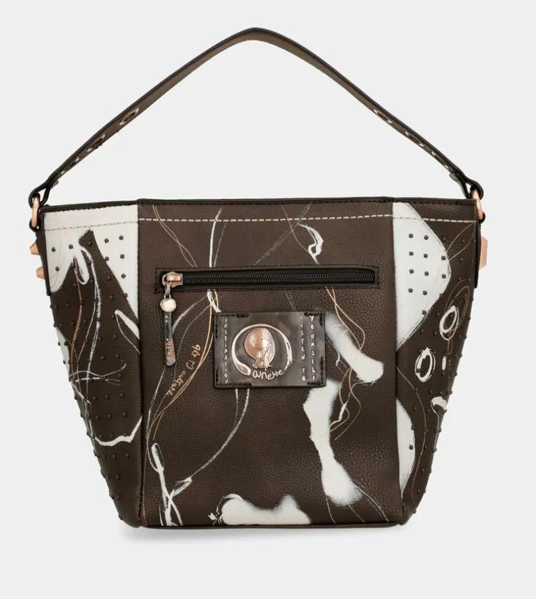 Fashion Anekke Bolso Mediano Marron Nature Shodo