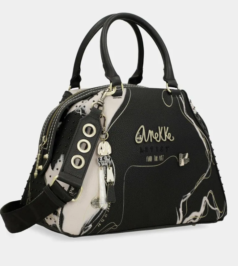 Shop Anekke Bolso Negro 2 Asas Y Bandolera Nature Shodo