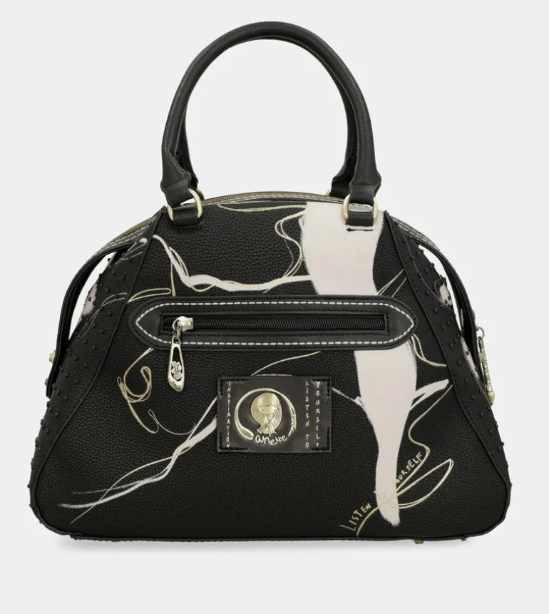 Shop Anekke Bolso Negro 2 Asas Y Bandolera Nature Shodo