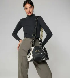 Shop Anekke Bolso Negro 2 Asas Y Bandolera Nature Shodo