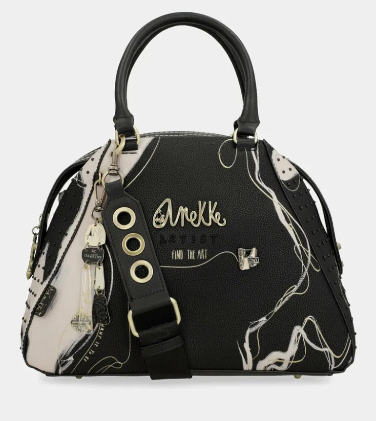 Shop Anekke Bolso Negro 2 Asas Y Bandolera Nature Shodo
