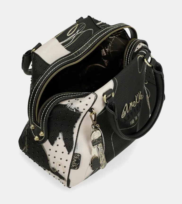 Shop Anekke Bolso Negro 2 Asas Y Bandolera Nature Shodo