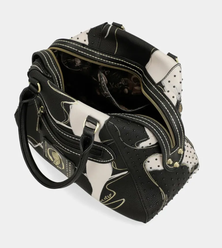 Shop Anekke Bolso Negro 2 Asas Y Bandolera Nature Shodo