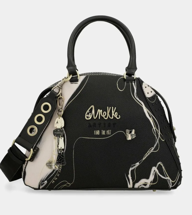 Shop Anekke Bolso Negro 2 Asas Y Bandolera Nature Shodo