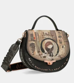 Fashion Anekke Bolso Ovalado Con Solapa Shoen