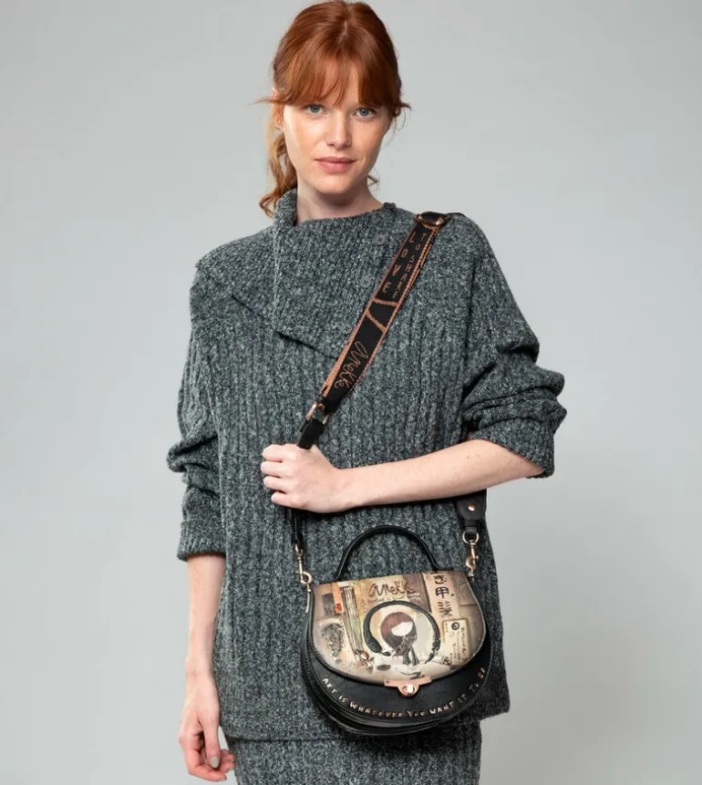 Fashion Anekke Bolso Ovalado Con Solapa Shoen