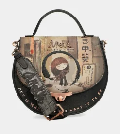 Fashion Anekke Bolso Ovalado Con Solapa Shoen