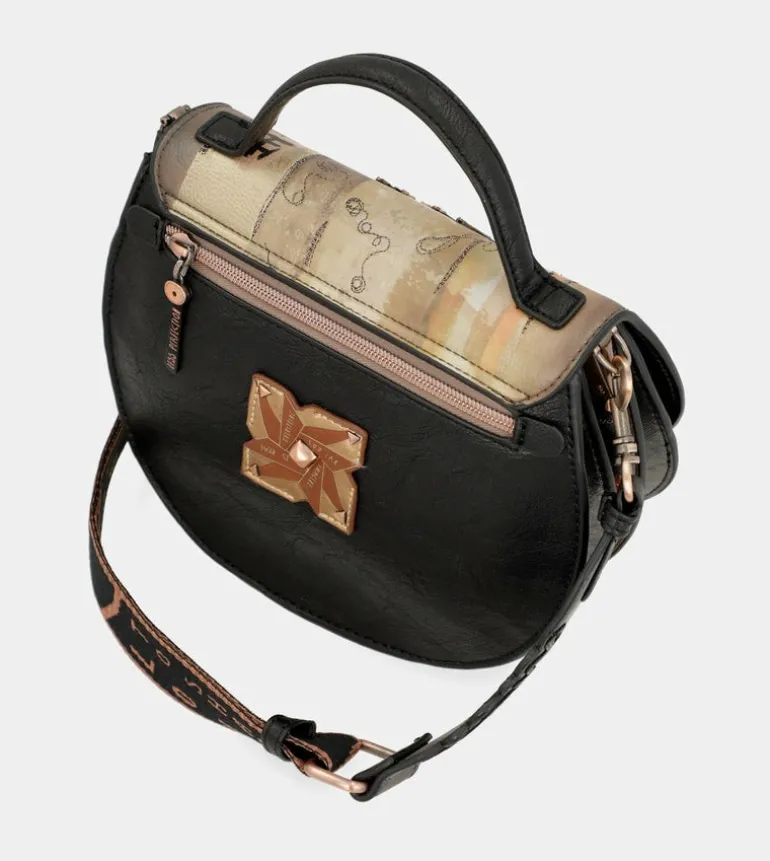 Fashion Anekke Bolso Ovalado Con Solapa Shoen