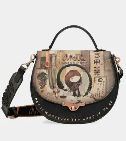 Fashion Anekke Bolso Ovalado Con Solapa Shoen
