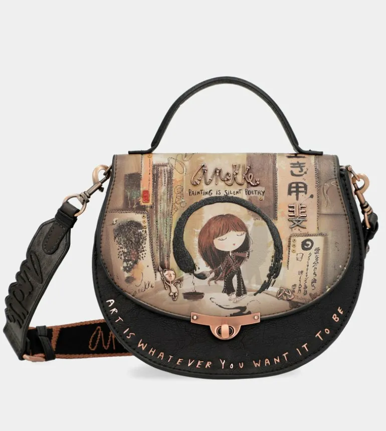 Fashion Anekke Bolso Ovalado Con Solapa Shoen