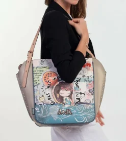 Clearance Anekke Bolso Shopper Ovalado Fun & Music