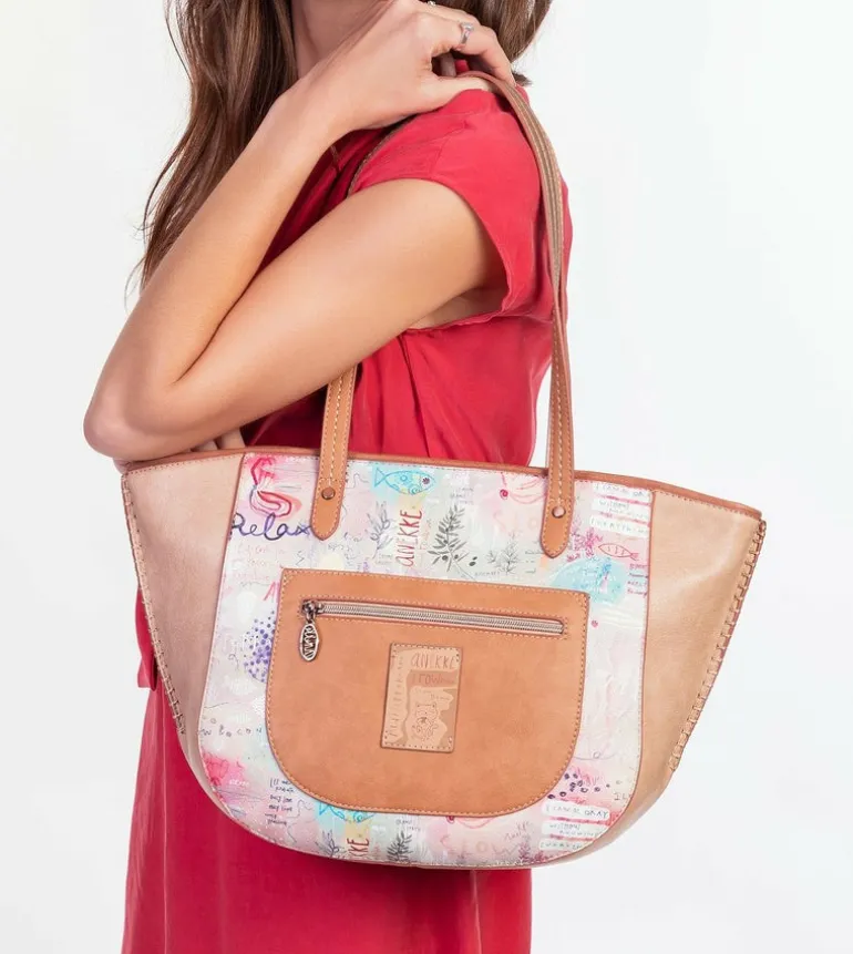 Best Anekke Bolso Shopper Ovalado Mediterranean