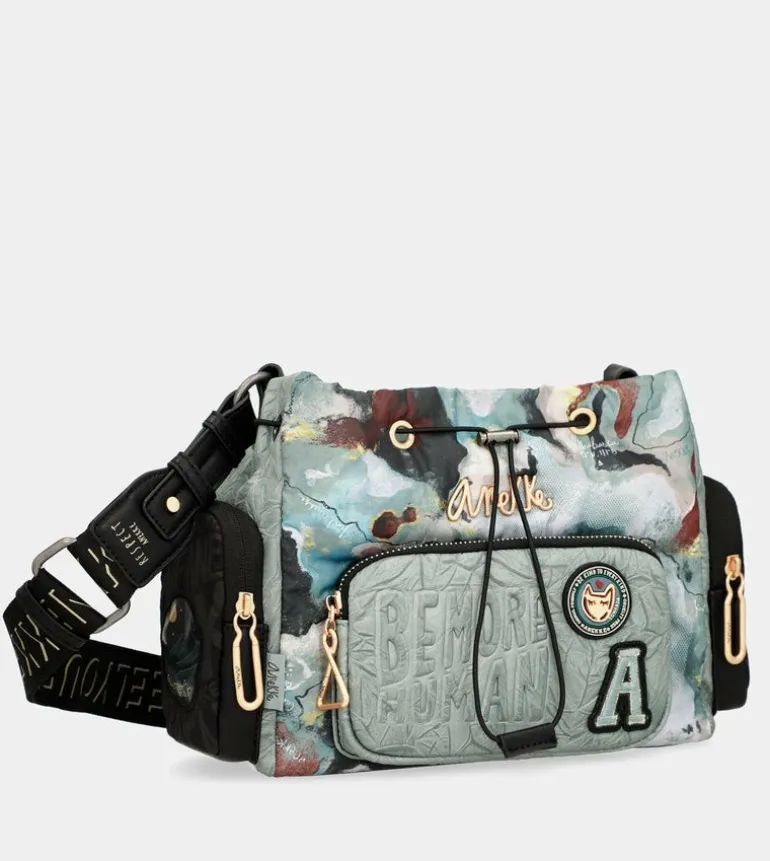 Best Sale Anekke Bolso Tipo Bombonera Nature Woods