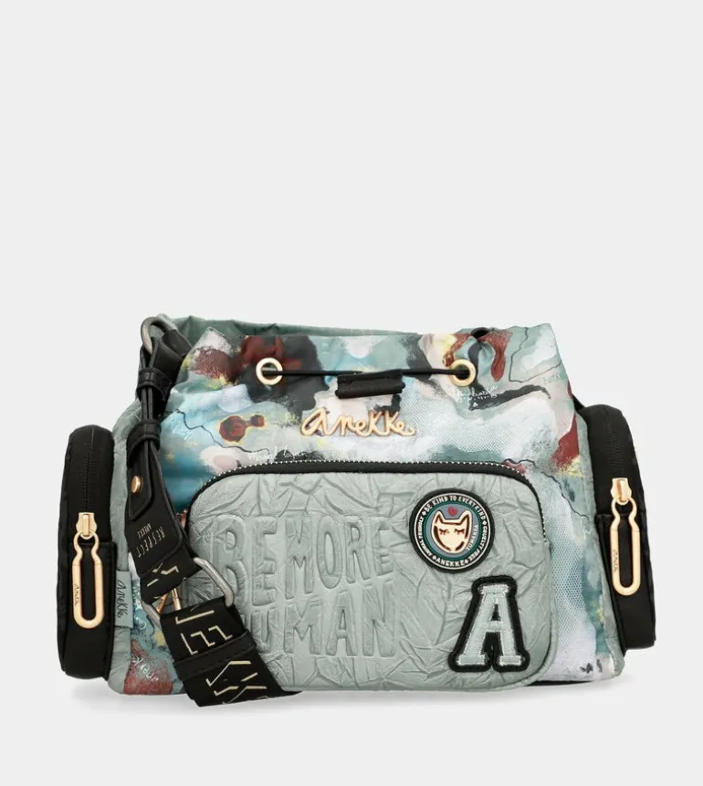 Best Sale Anekke Bolso Tipo Bombonera Nature Woods