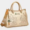 Best Sale Anekke Bolso Tipo Doctor Dorado Nature Pachamama