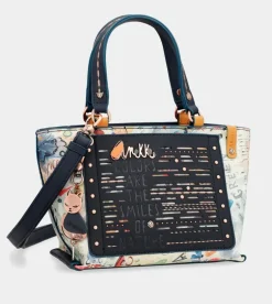 Hot Anekke Bolso Tote Azul Marino Nature Pachamama