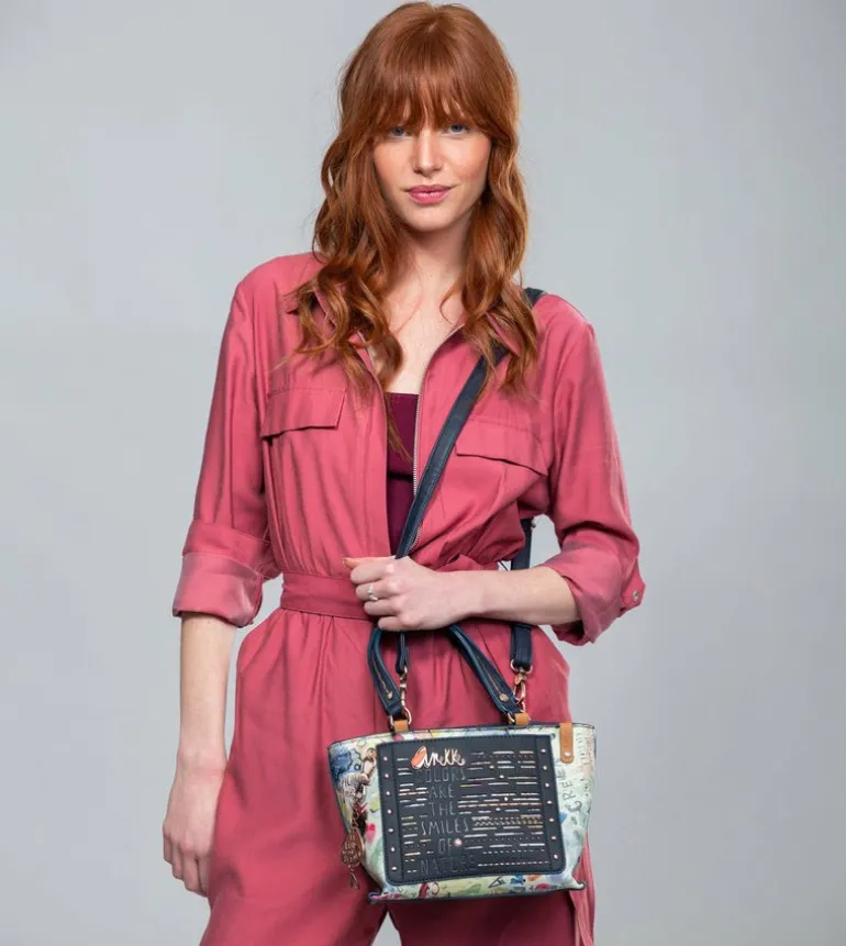 Hot Anekke Bolso Tote Azul Marino Nature Pachamama