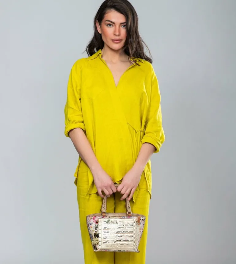 Discount Anekke Bolso Tote Dorado Nature Pachamama