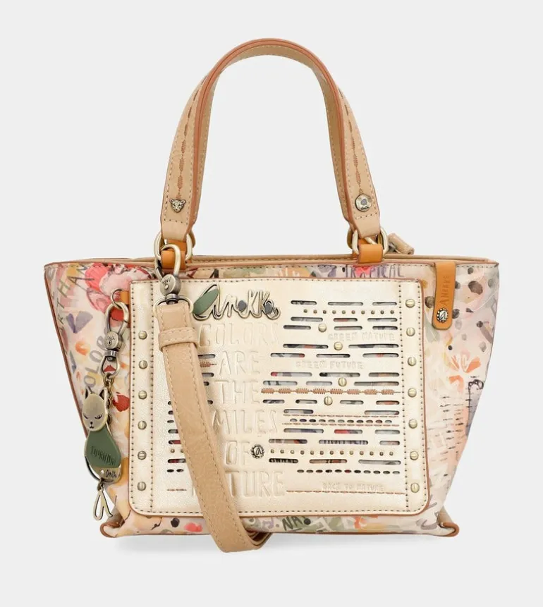 Discount Anekke Bolso Tote Dorado Nature Pachamama