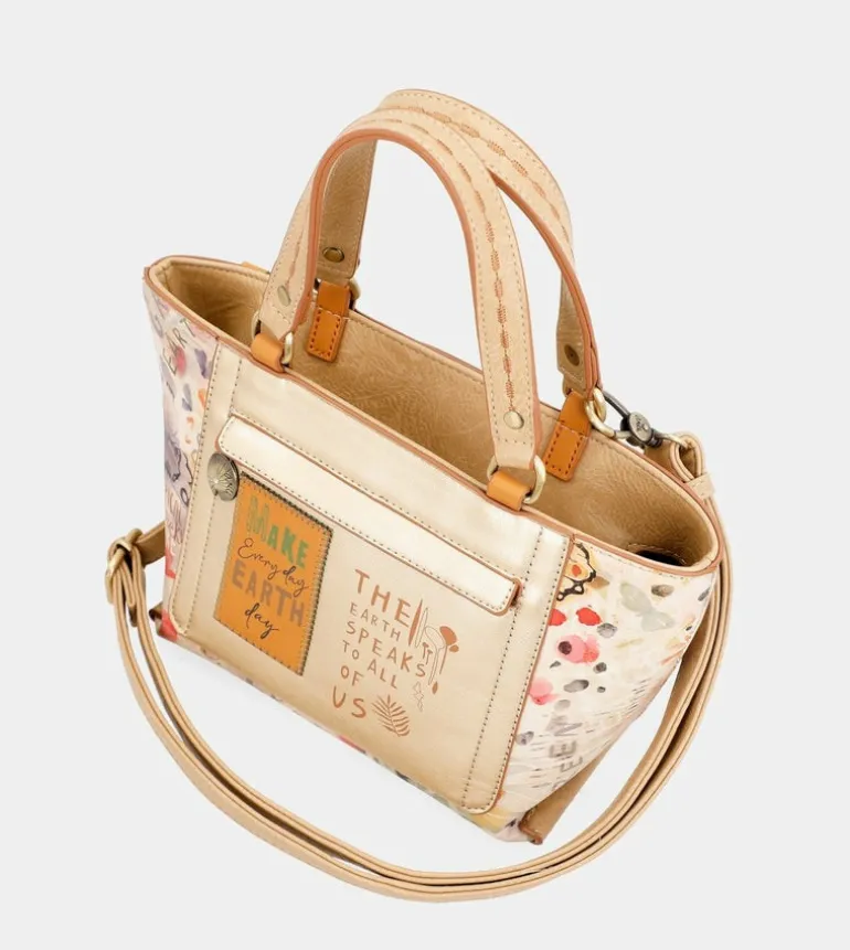 Discount Anekke Bolso Tote Dorado Nature Pachamama