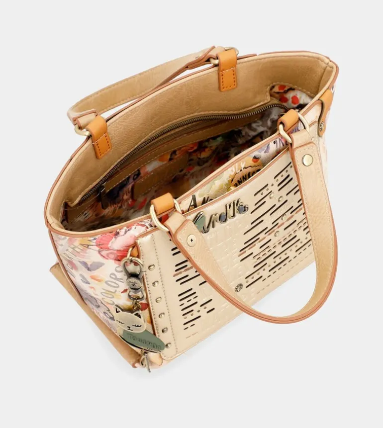 Discount Anekke Bolso Tote Dorado Nature Pachamama