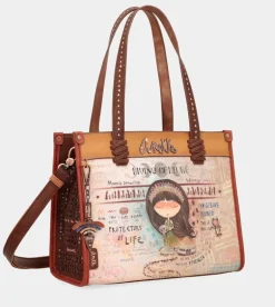 Flash Sale Anekke Bolso Tote Estampado Con Bandolera Menire