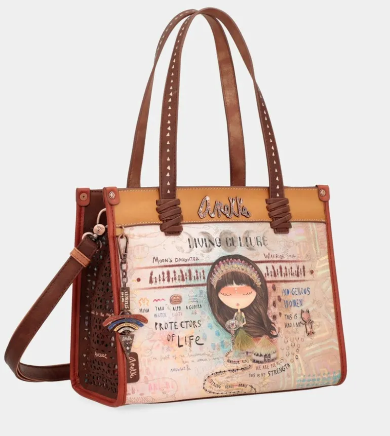 Flash Sale Anekke Bolso Tote Estampado Con Bandolera Menire