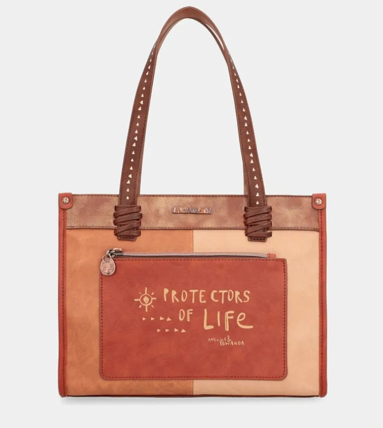Flash Sale Anekke Bolso Tote Estampado Con Bandolera Menire