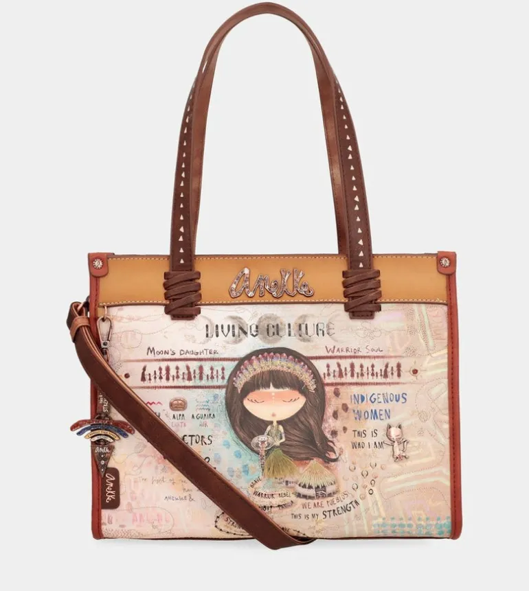 Flash Sale Anekke Bolso Tote Estampado Con Bandolera Menire