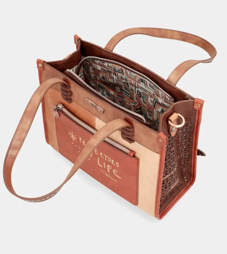 Flash Sale Anekke Bolso Tote Estampado Con Bandolera Menire