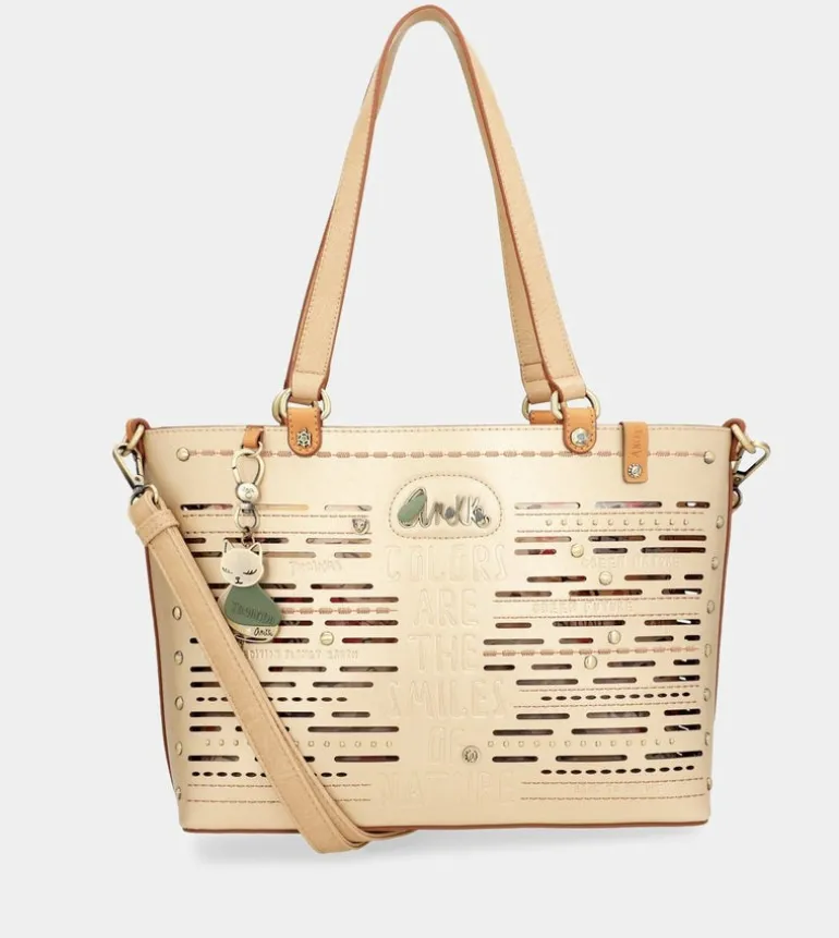 Cheap Anekke Bolso Tote Grande Dorado Nature Pachamama