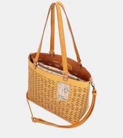 Online Anekke Bolso Tote Grande Ocre Nature Pachamama