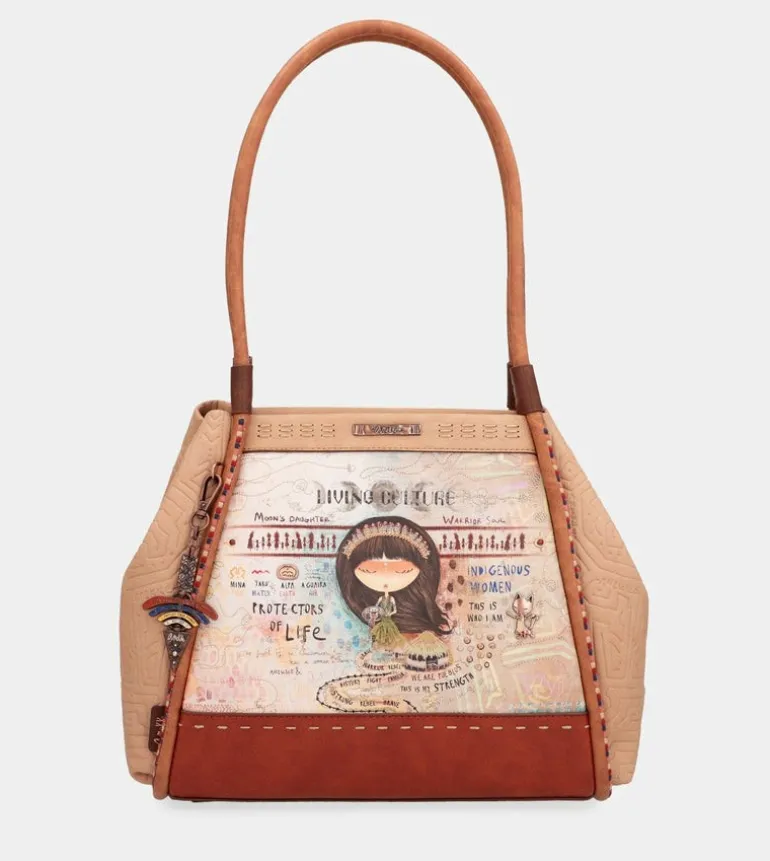 Fashion Anekke Bolso Tote Triangulo Menire