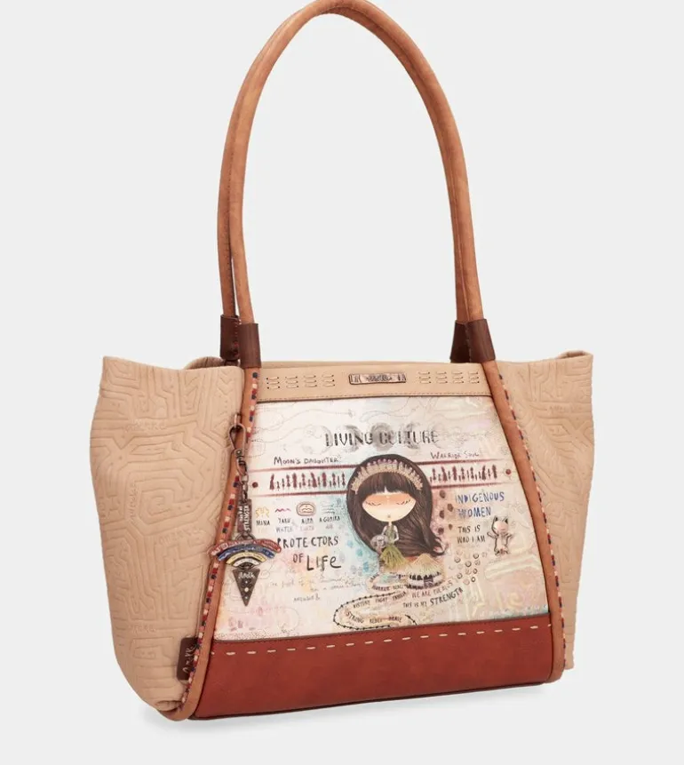 Fashion Anekke Bolso Tote Triangulo Menire