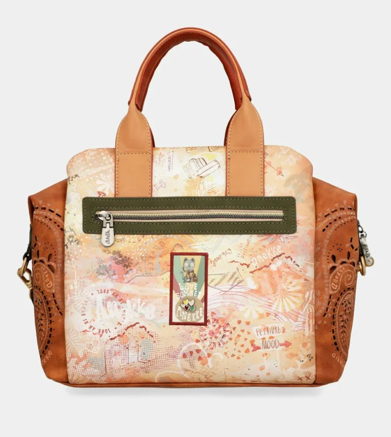 Outlet Anekke Bowling Peace & Love Camel