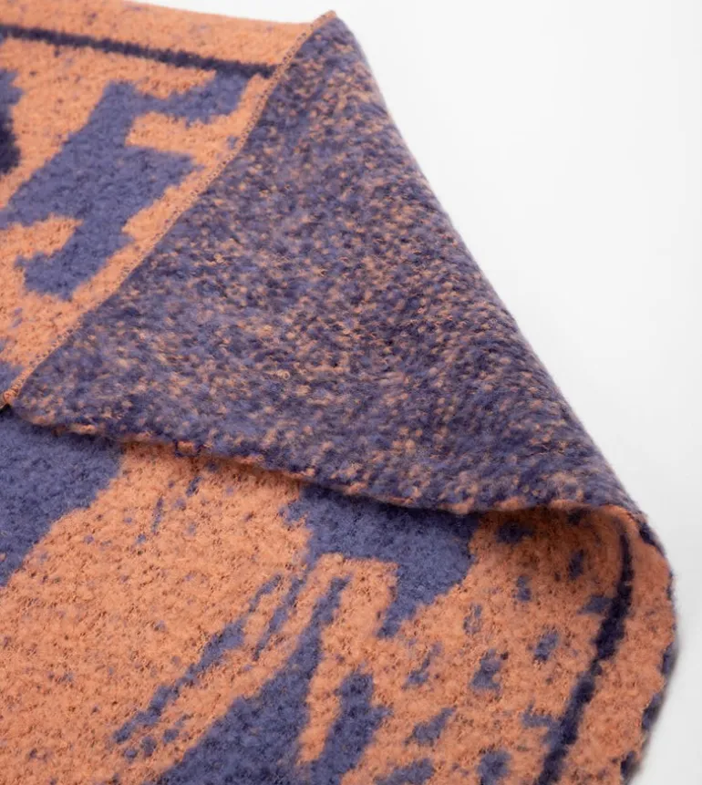 Clearance Anekke Bufanda Azul Y Teja Contemporary