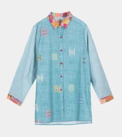 Hot Anekke Camisa Azul