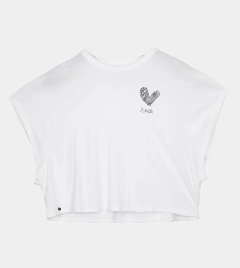 Hot Anekke Crop Top Blanco