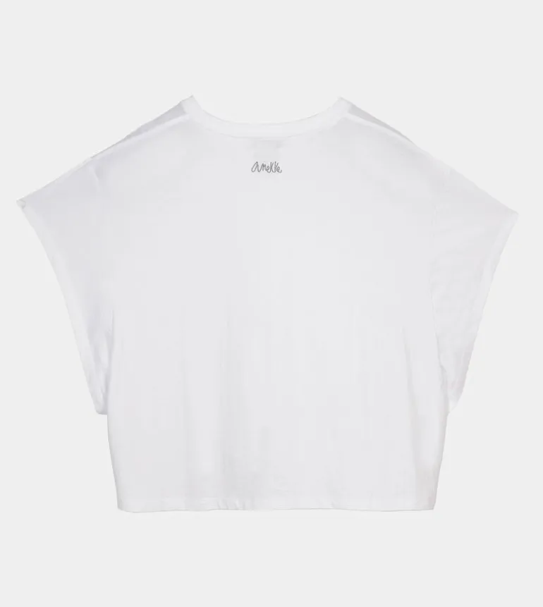 Hot Anekke Crop Top Blanco