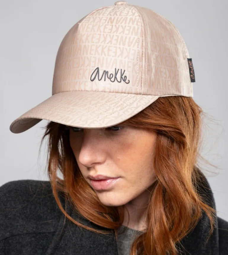 Hot Anekke Gorra Logo Beige Contemporary