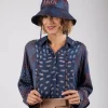 Online Anekke Gorro Pescador Azul