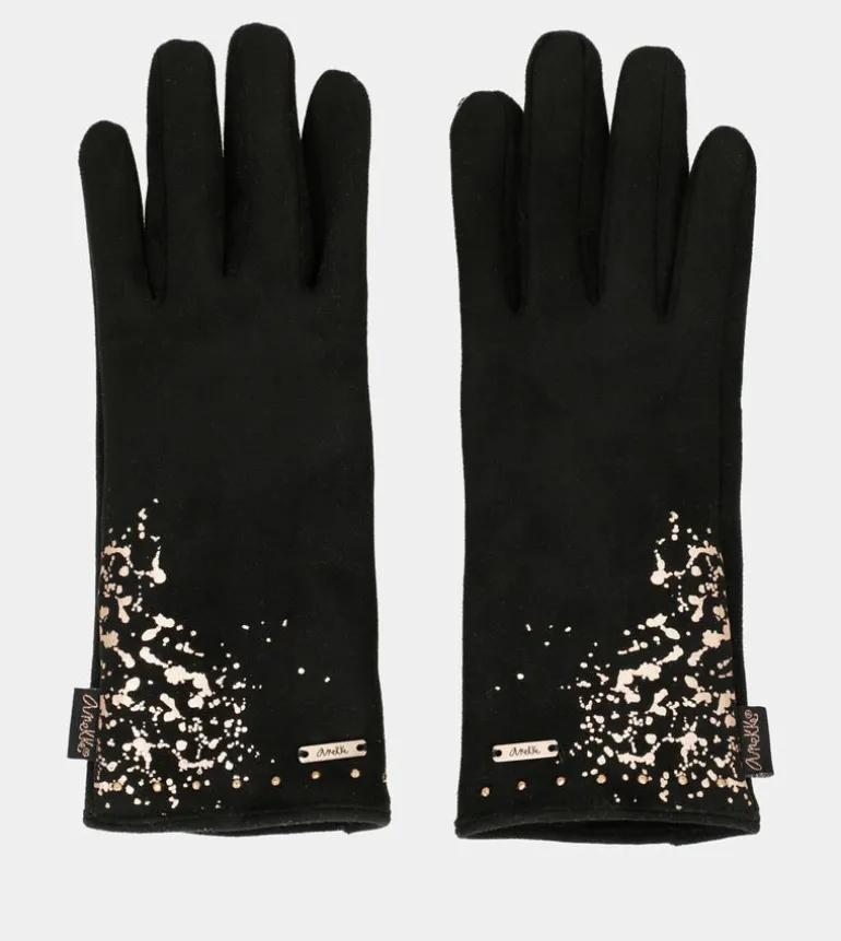 Best Sale Anekke Guantes Interior Forrado Negro