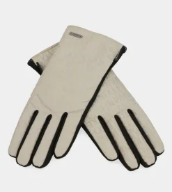Discount Anekke Guantes Negros Y Beige Contemporary