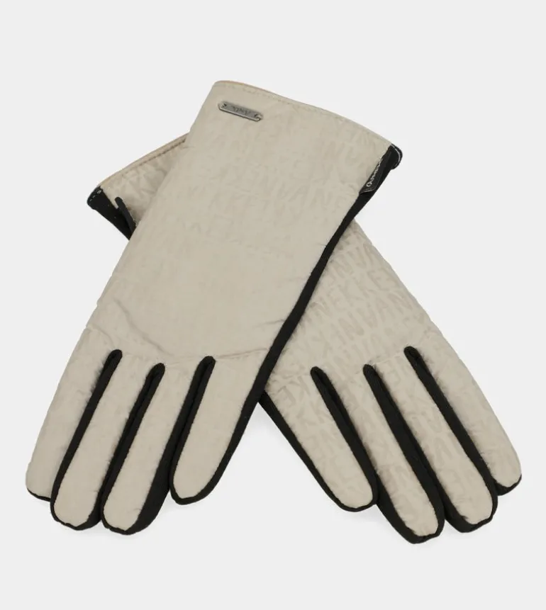 Discount Anekke Guantes Negros Y Beige Contemporary